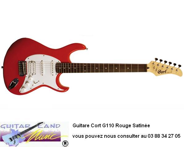 Guitare Cort G110 Rouge Satin